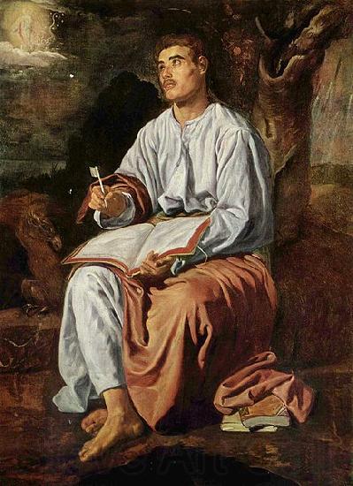 Diego Velazquez Evangelist Johannes auf Patmos Spain oil painting art